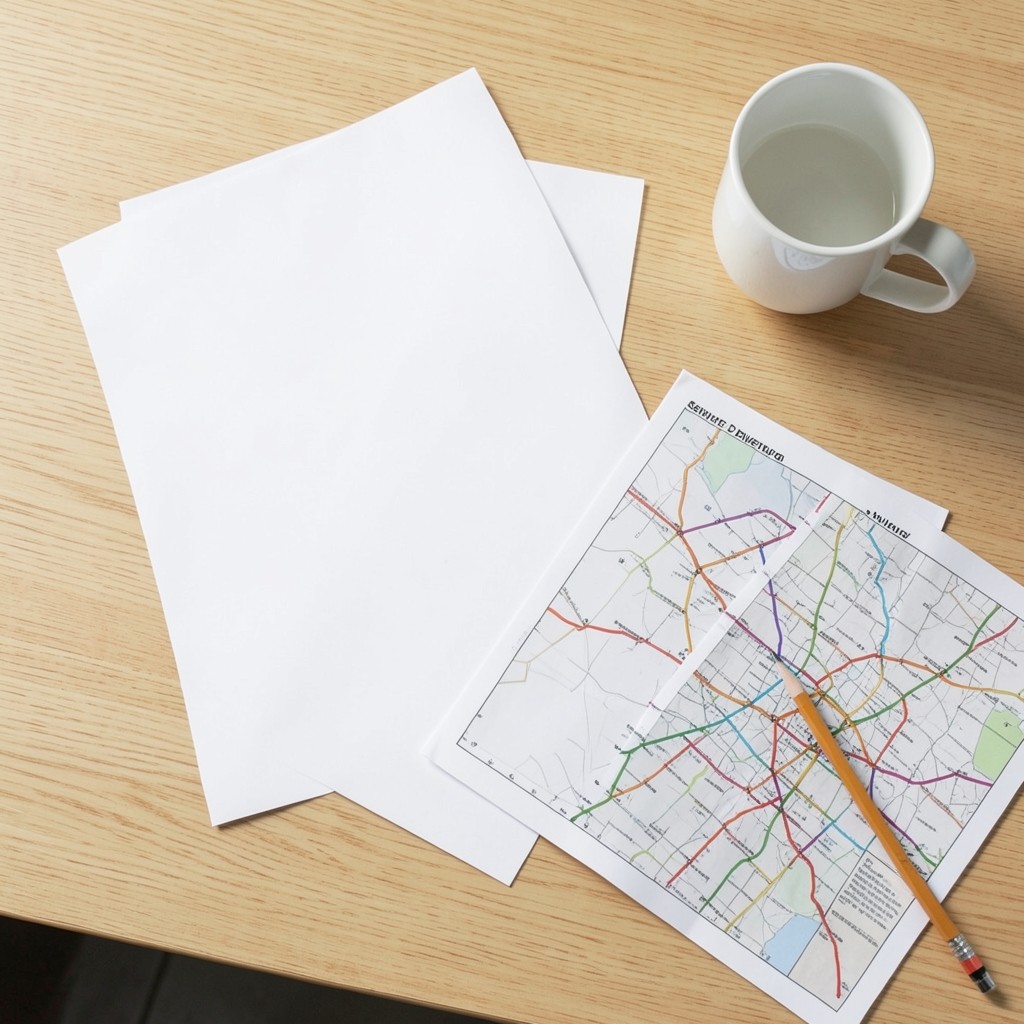 Printed field delivery report spreads laid out on a wooden briefing table